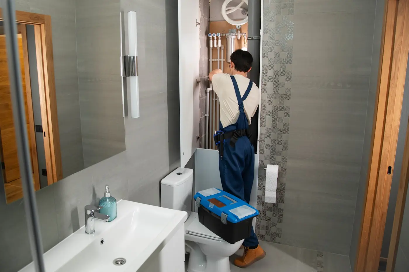 Instalatii sanitare - lucrare executata de Seb Construction Group